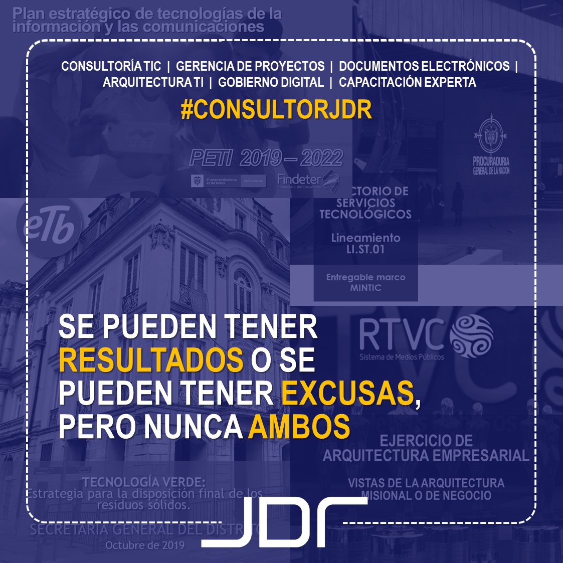 En JDR el resultado como fundamento de la Transformacion Digital